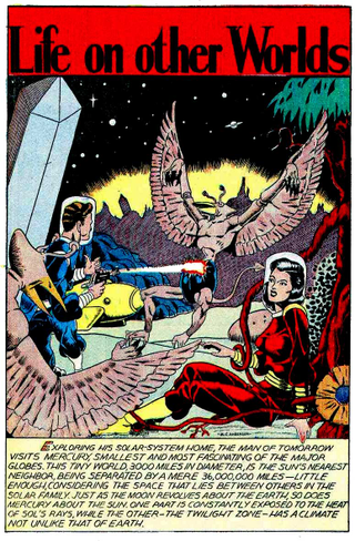Illustration for article titled The planets of the Solar System, according to crazed pulp comics of the 1940s